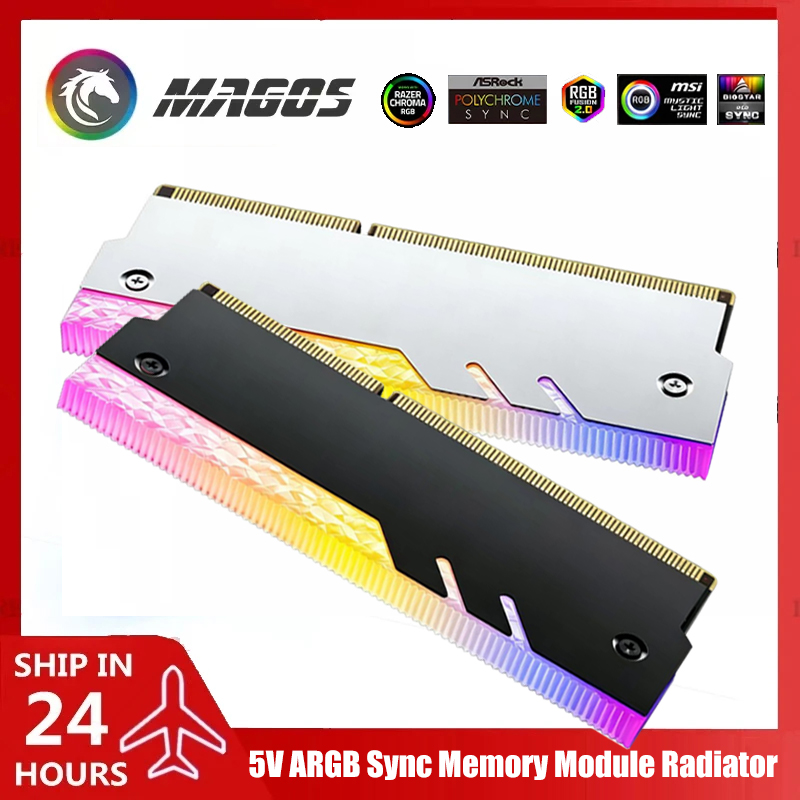 Aluminium Extrusion - مبرد ذاكرة الكمبيوتر المكتبي 5V ARGB،