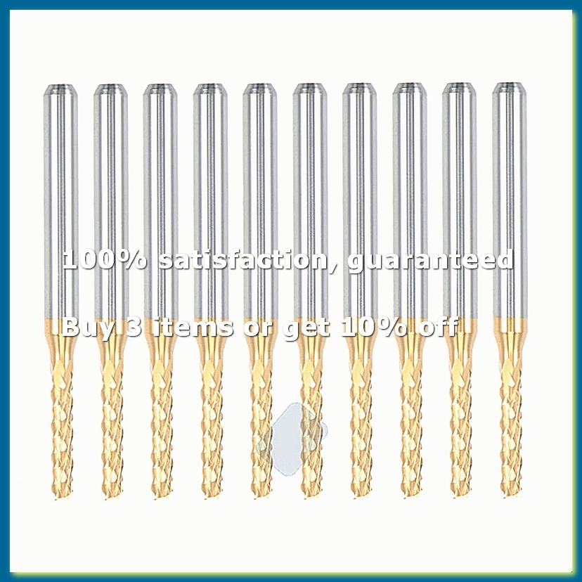 End Mill - 10 قطع من أدوات الطحن والنقش