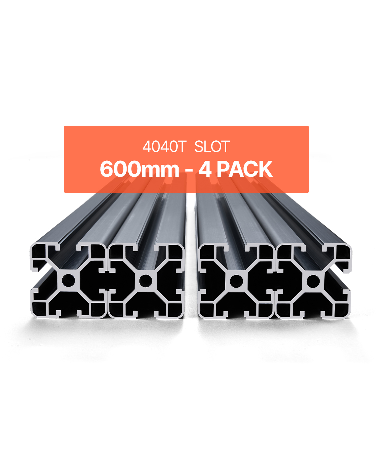 Aluminium Extrusion - سوكي باي 4 قطع 600 مم/1000