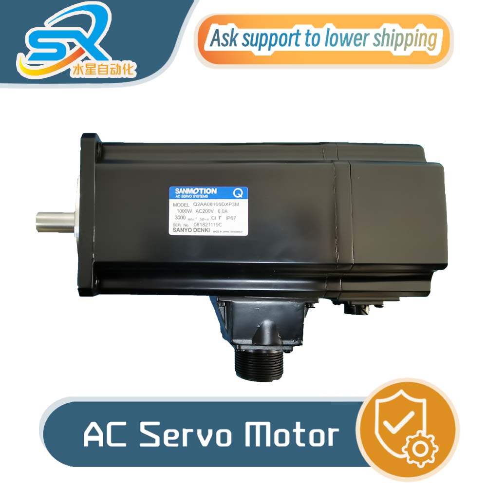 Servo Motor - محرك سانيو AC سيرفو Q2AA08100DXP3M بقوة