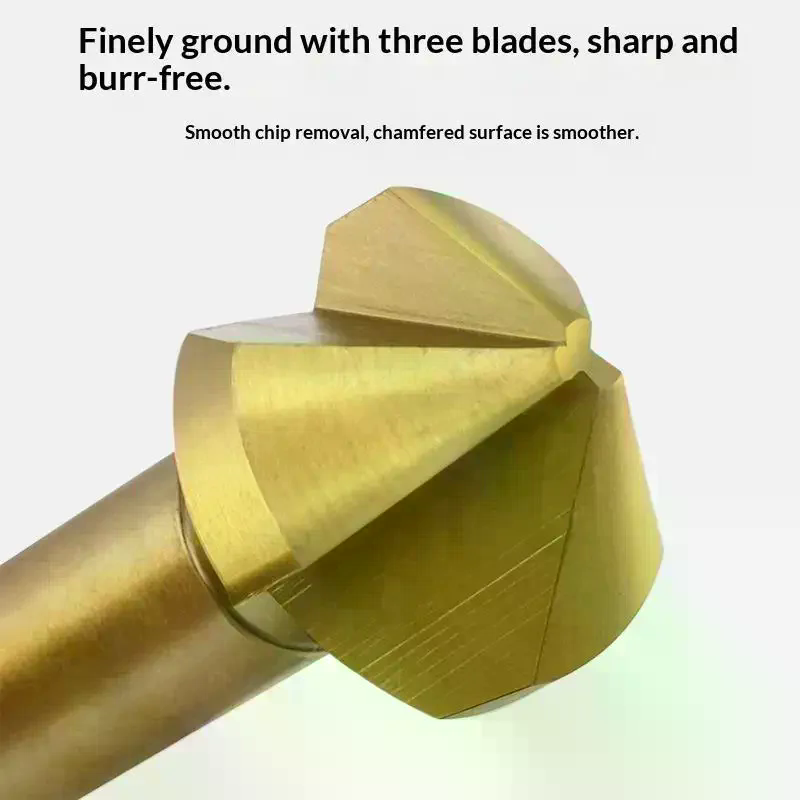 End Mill - قاطع طحن طرفي 3 شفرات بساق