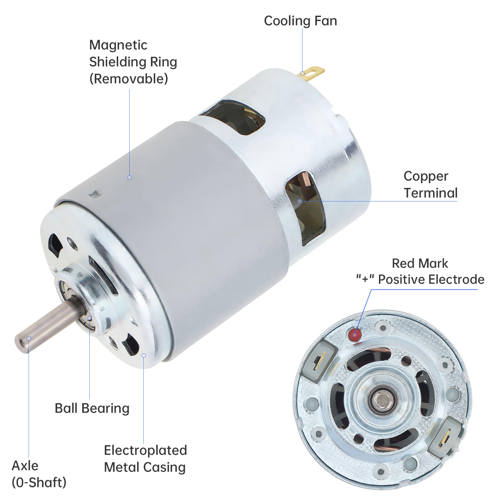 محرك كهربائي تيار مستمر 12-24  - مراجعة Gt2 Pulley وسعره