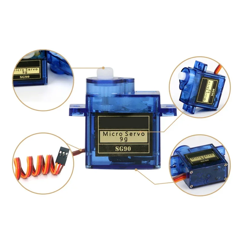 2/4/8/20 قطعة SG90 9G مايكرو س - مراجعة Servo 9G وسعره