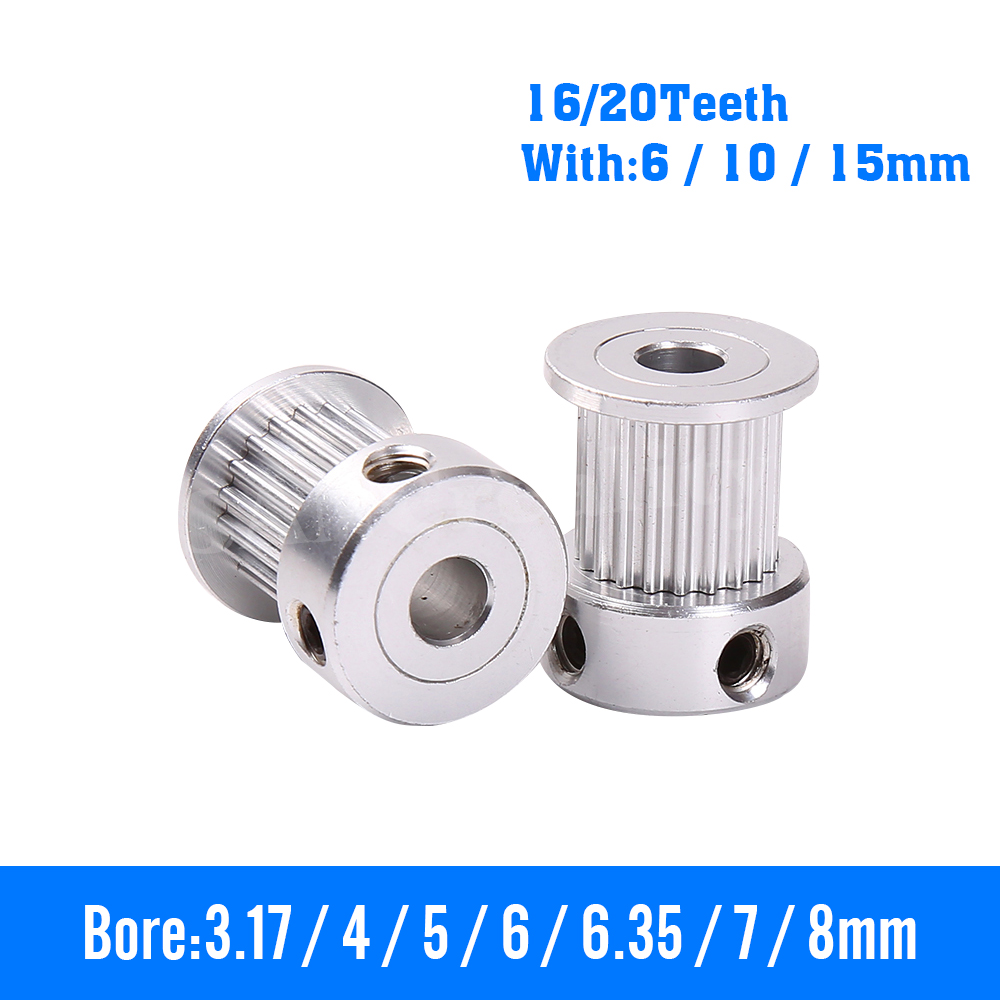 16T/20T GT2 ثلاثية الأبعاد جزء - مراجعة Gt2 Pulley وسعره