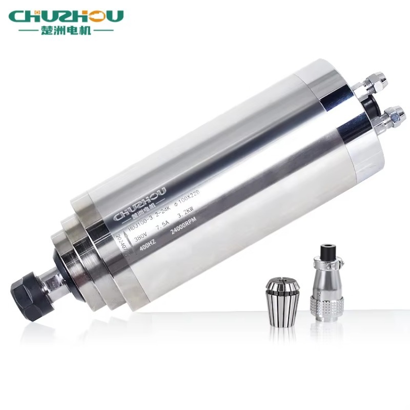 3Kw المياه المبردة المغزل 4 تح - مراجعة Water Cooled Spindle وسعره