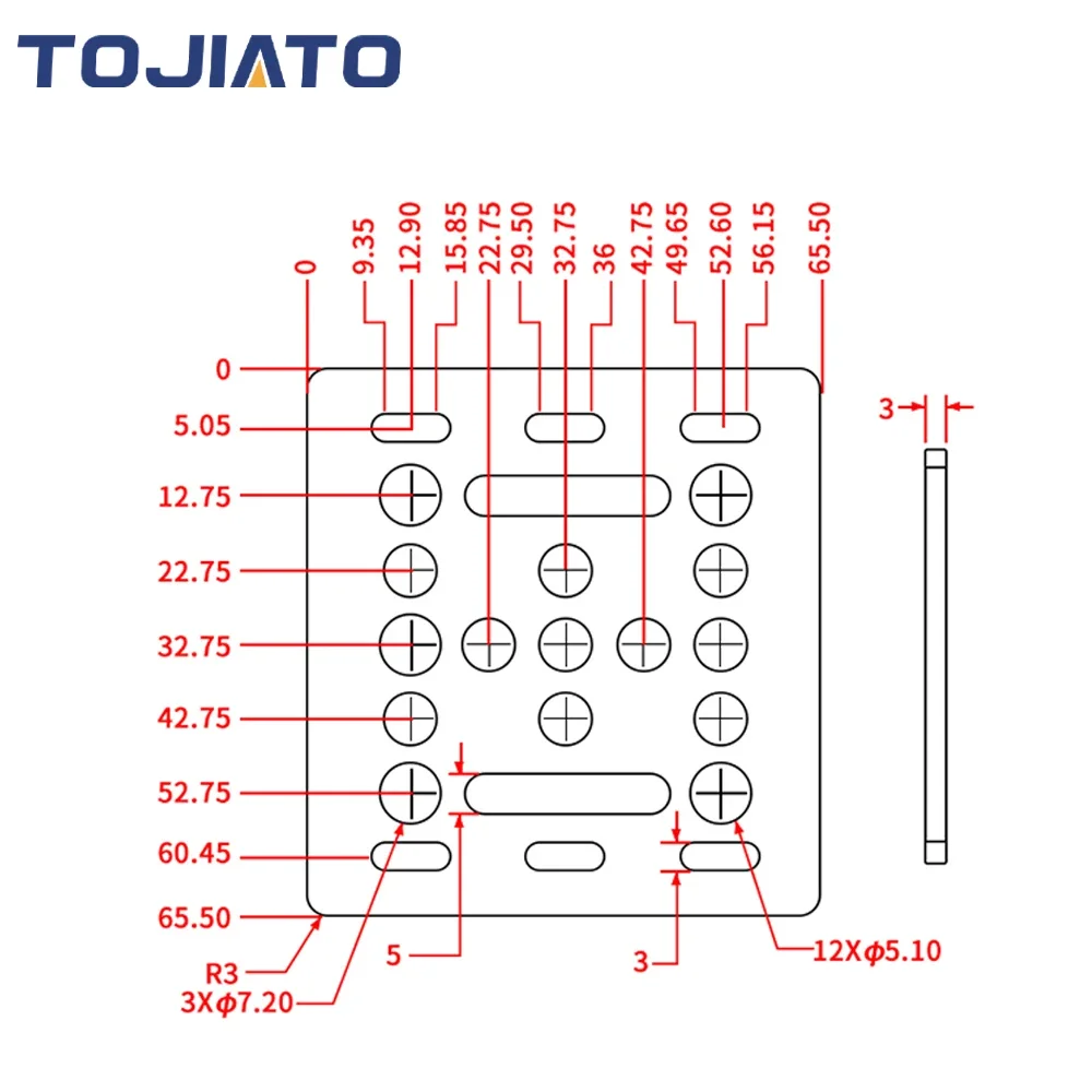 Tojiato V لوحة جسرية X-Axis عج - مراجعة V Slot Wheel وسعره