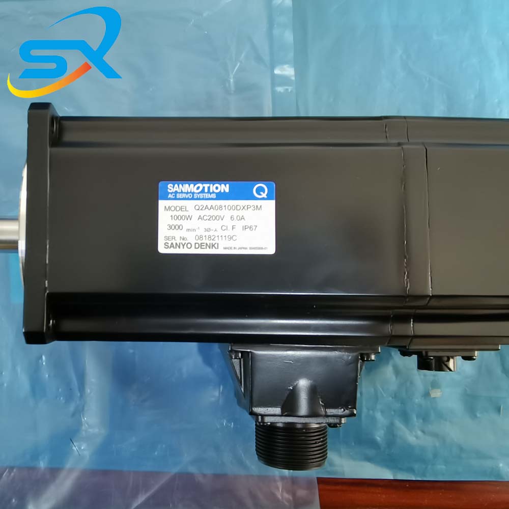 محرك سانيو AC سيرفو Q2AA08100D - مراجعة Servo Motor وسعره