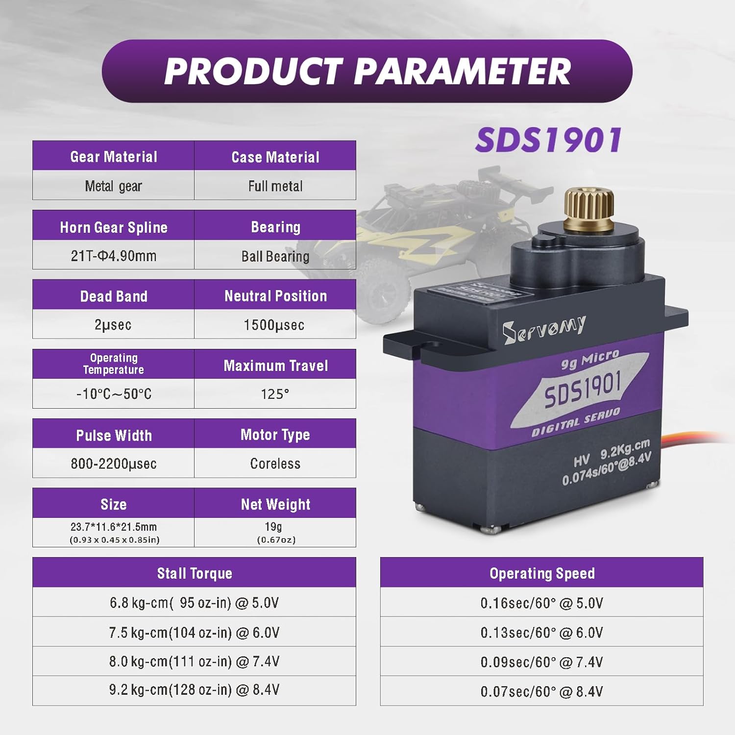 SERVOMY-SDS1901 Digital 9G Mic - مراجعة Servo 9G وسعره