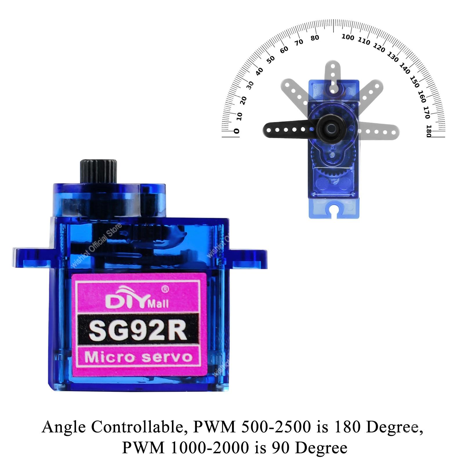 SG92R محرك سيرفو صغير 4.8-6 فو - مراجعة Servo 9G وسعره