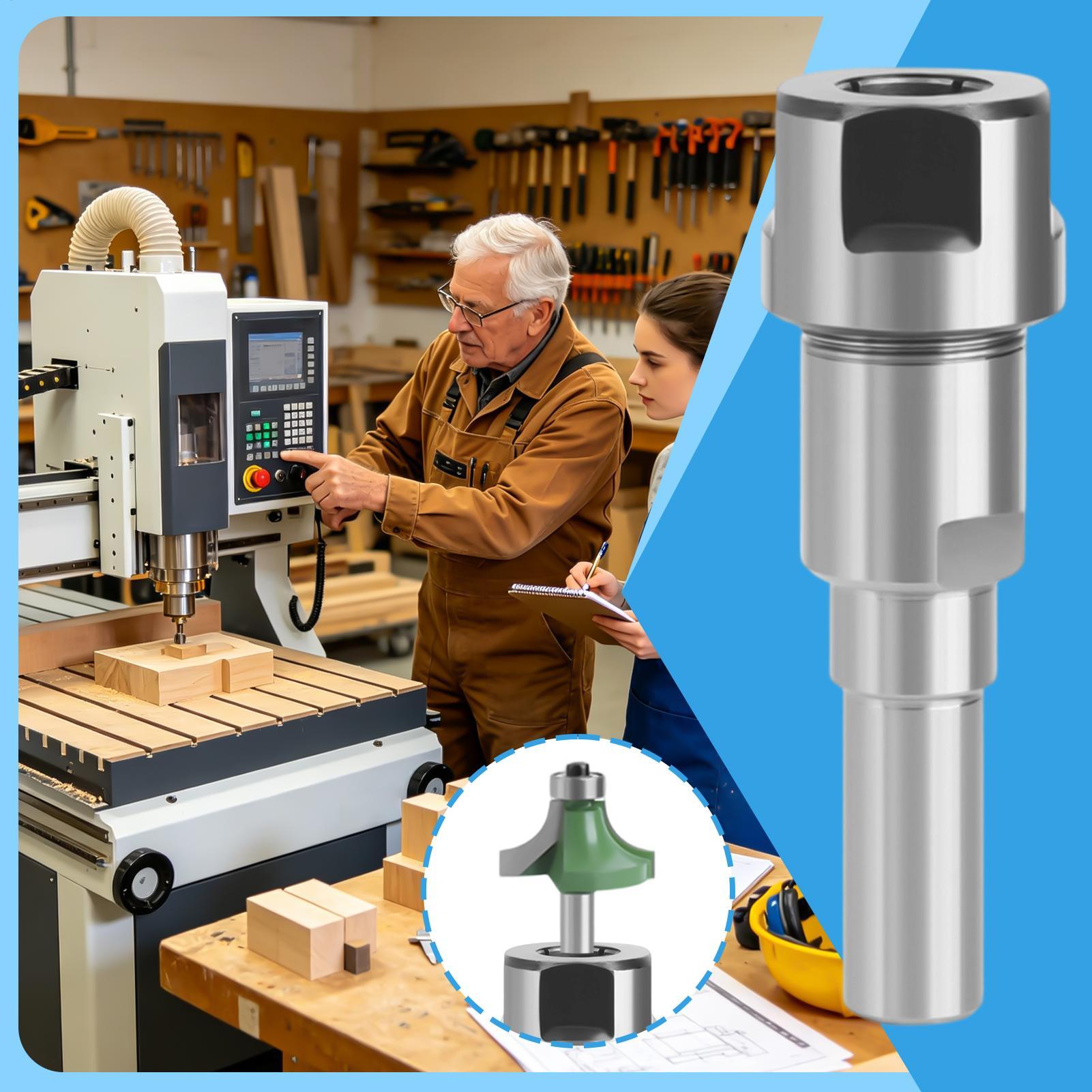 وصلة تمديد لقمة راوتر بتقنية ا - مراجعة End Mill وسعره