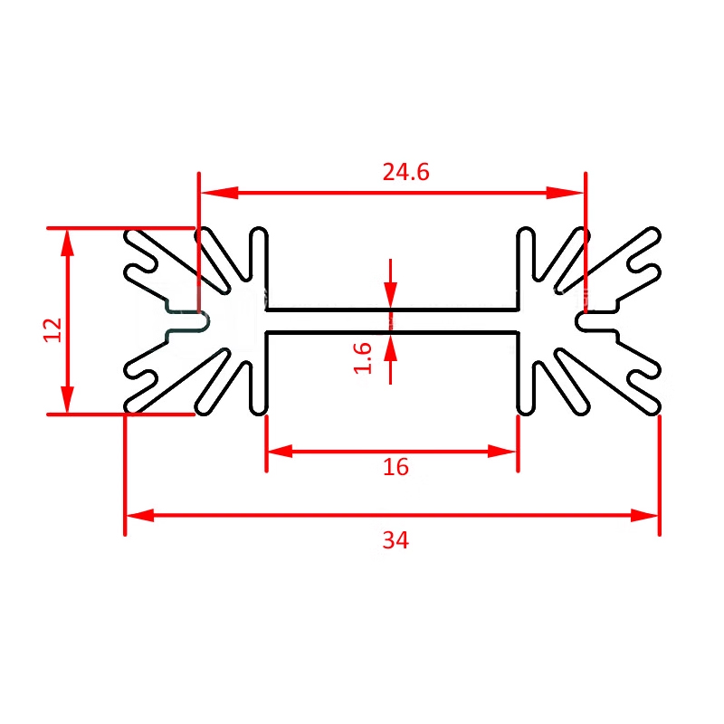 5 قطع مبرد حراري من الألومنيوم - مراجعة Aluminium Extrusion وسعره